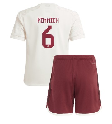 Maillot de foot Bayern Munich Joshua Kimmich #6 Troisième enfant 2023-24 Manches Courte (+ pantalon court)